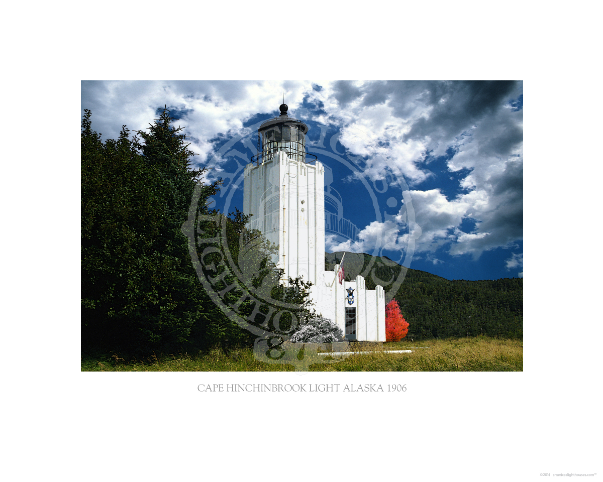 Cape Hinchinbrook Light Alaska 1906