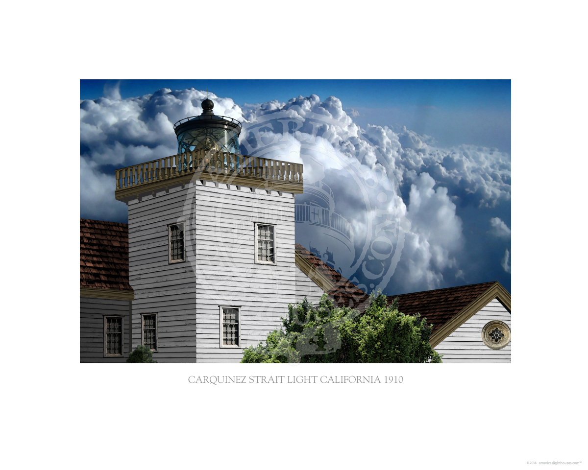 Carquinez Strait Light California 1910