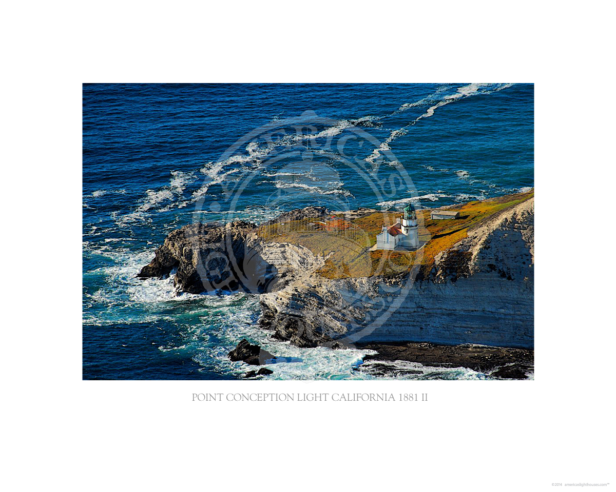 Point Conception Light California 1881 2