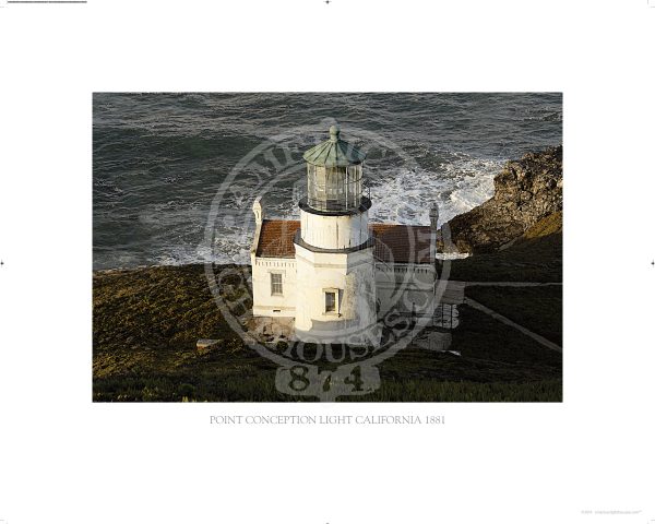 Point Conception Light California 1881