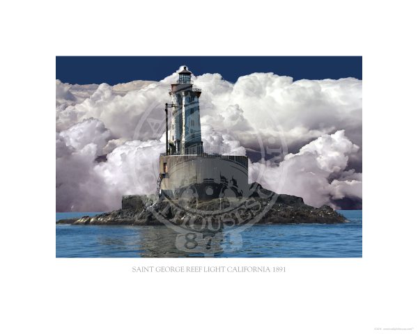 Saint George Reef Light California 1891
