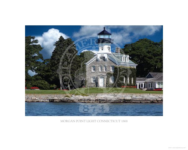 Morgan Point Light Connecticut 1868