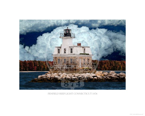 Penfield Reef Light Connecticut 1874