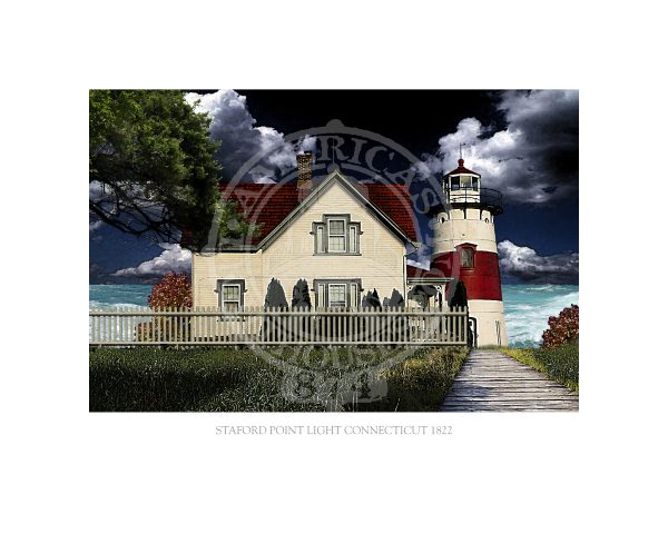 Staford Point Light Connecticut 1822