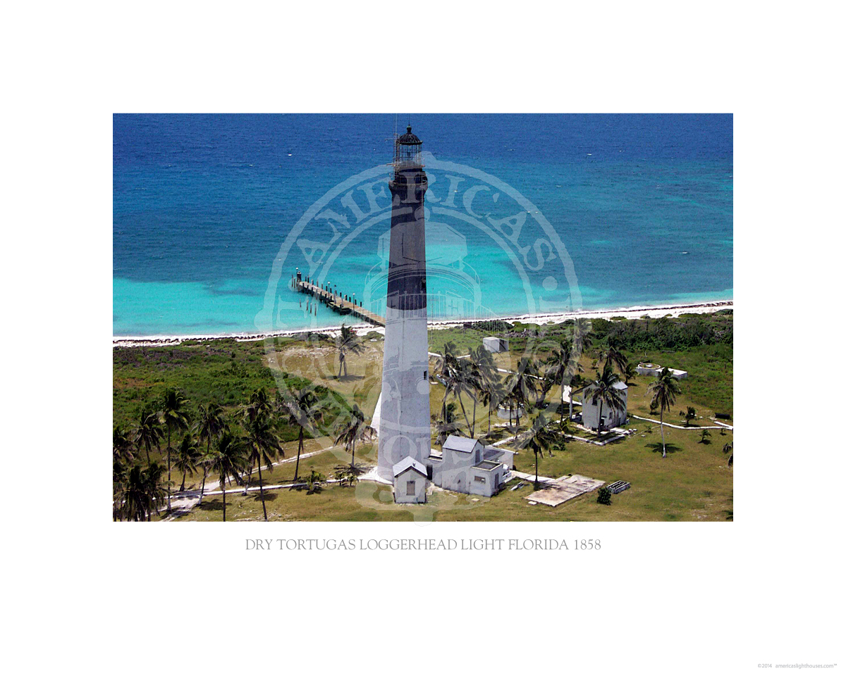 Dry Tortugas Loggerhead Light Florida 1858