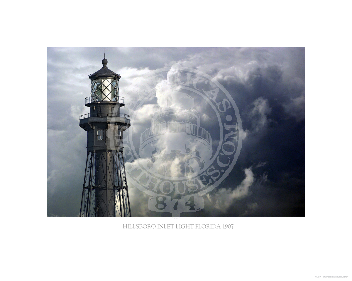 Hillsboro Inlet Light Florida 1907