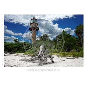 Sanibel Island Light Fla 1884