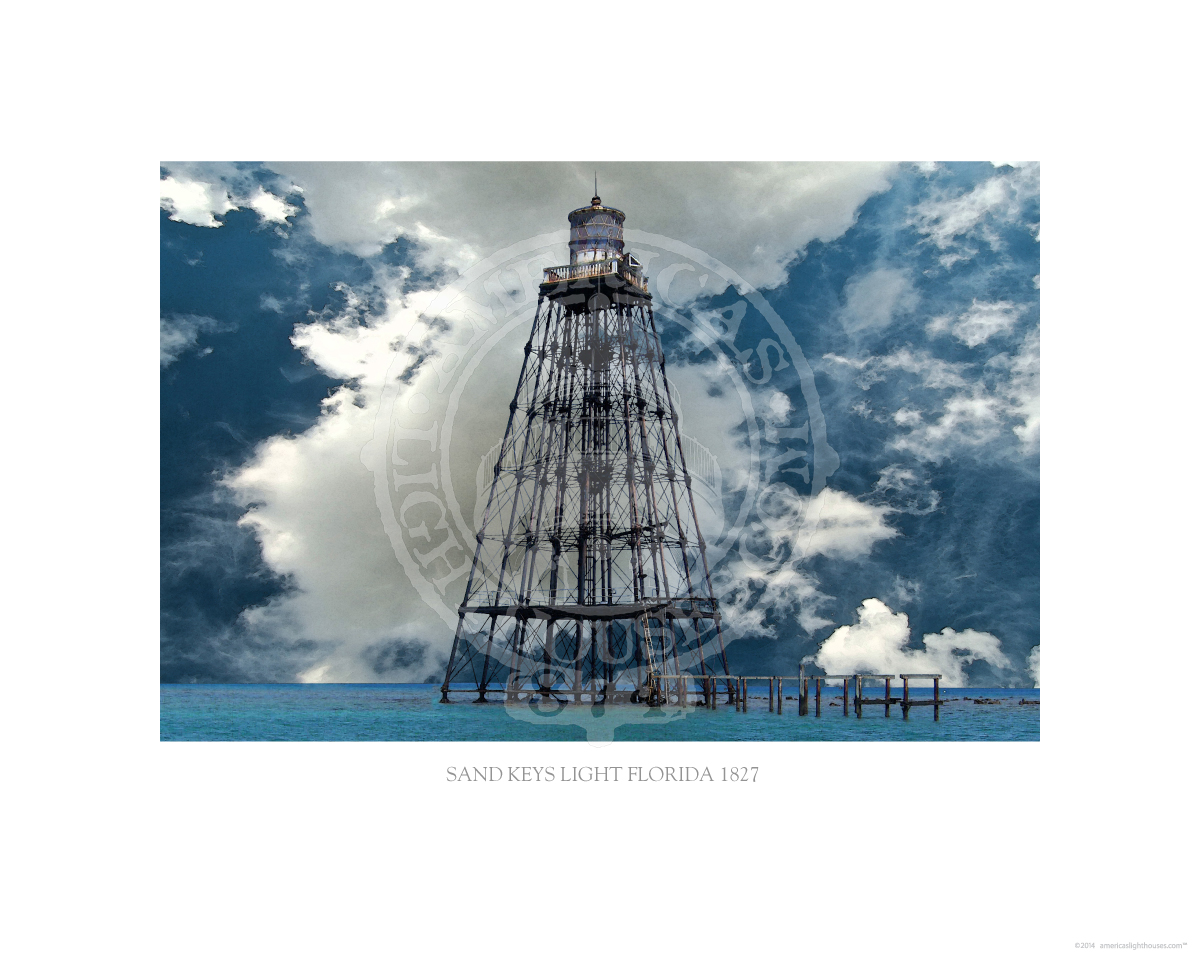 Sand Keys Light Florida 1927 B