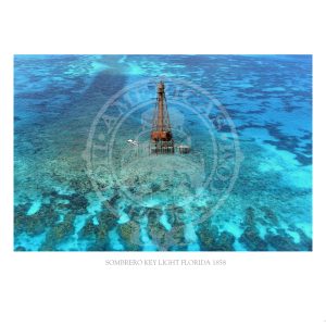 Sombrero Key Light Florida 1858