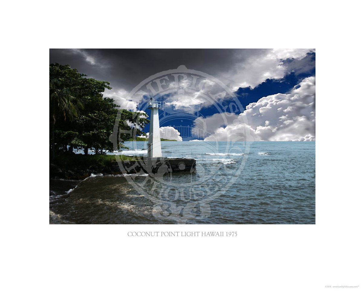 Coconut Point Light Hawaii 1975