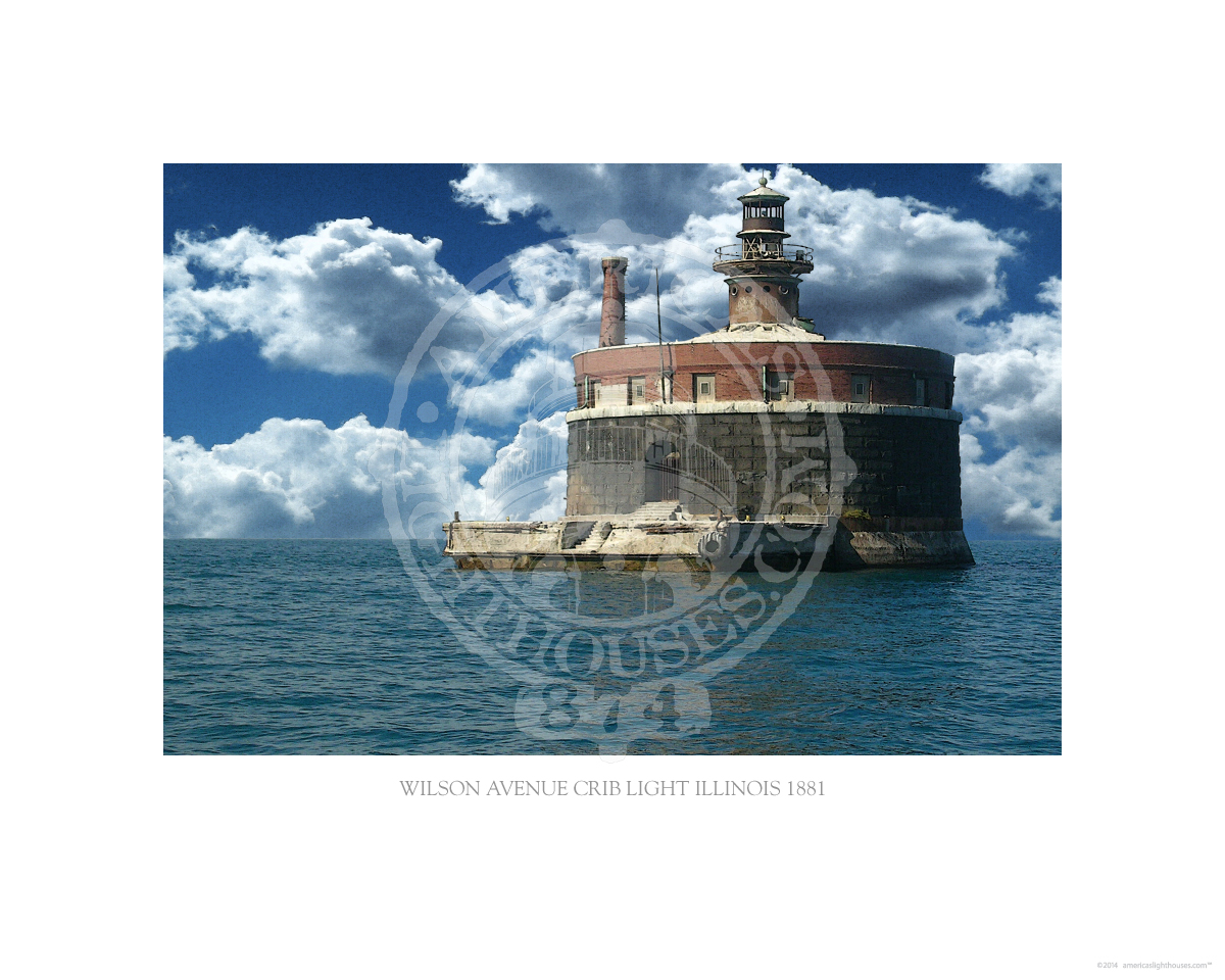 Wilson Avenue Crib Light Illinois 1881