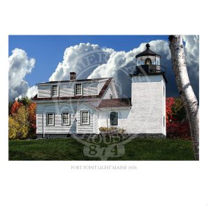 Fort Point Light Maine 1836