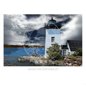 Grindle Point Light Maine 1874