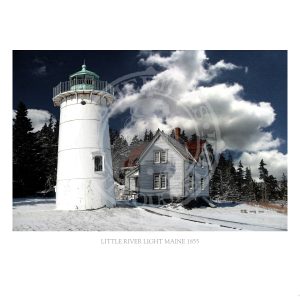 Little River Light Maine 1855