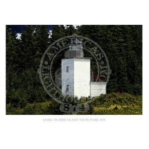 Mark Or Deer Island Thorofare Maine 1858