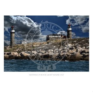 Matinicus Rock Light Maine 1827
