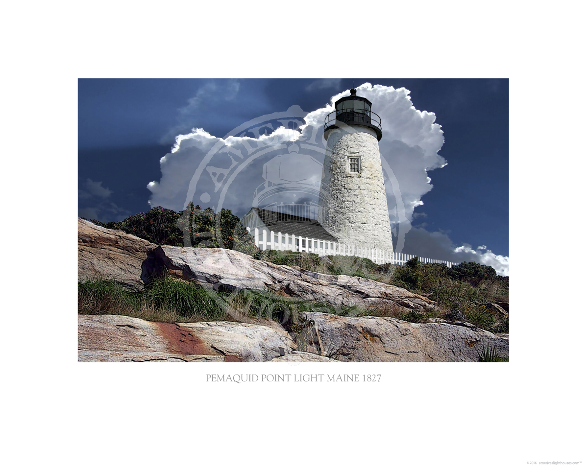 Pemaquid Point Light Maine 1827