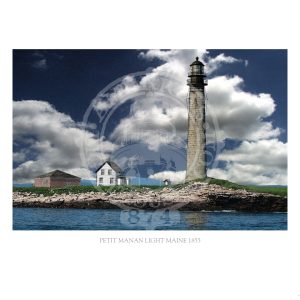 Petit Manan Light Maine 1855