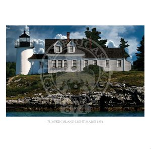 Pumpkin Island Light Maine 1854