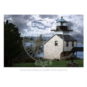 Rockland Harbor Southwest Light Maine 1987