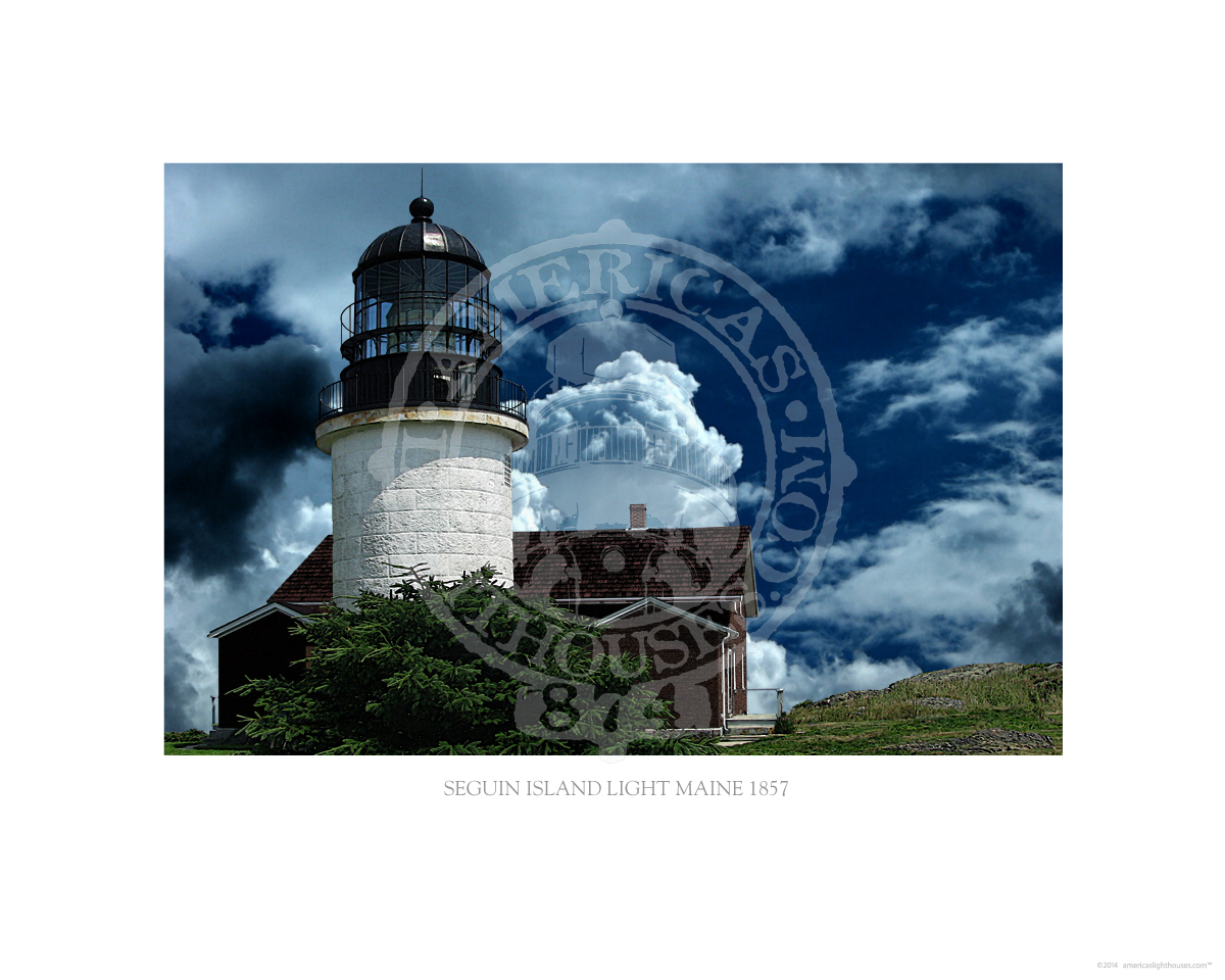 Seguin Island Light Maine 1857