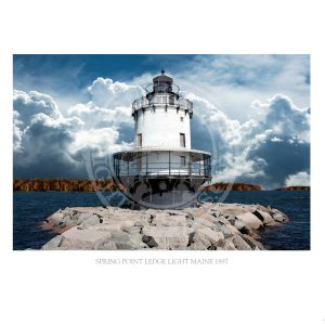 Spring Point Ledge Light Maine 1897
