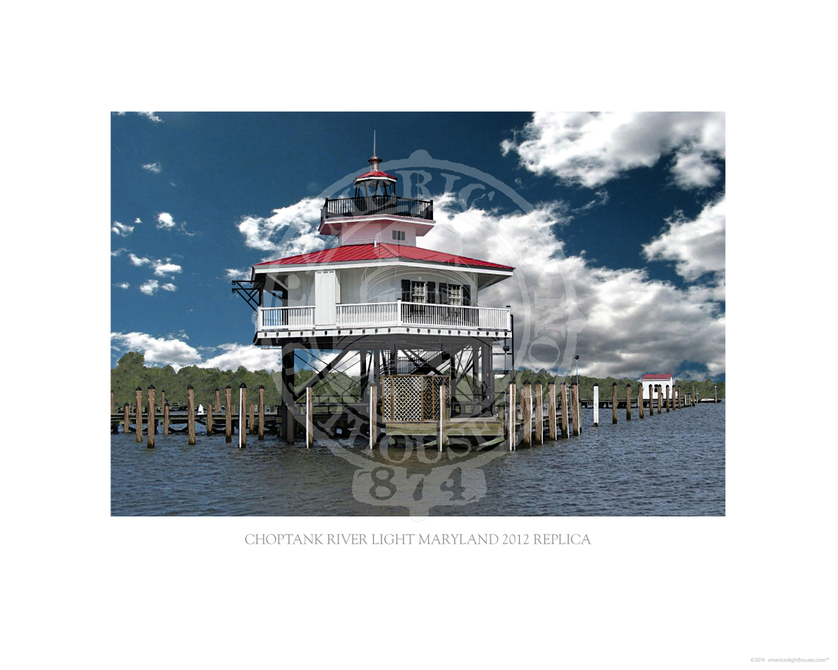Choptank River Light Replica Maryland 2012