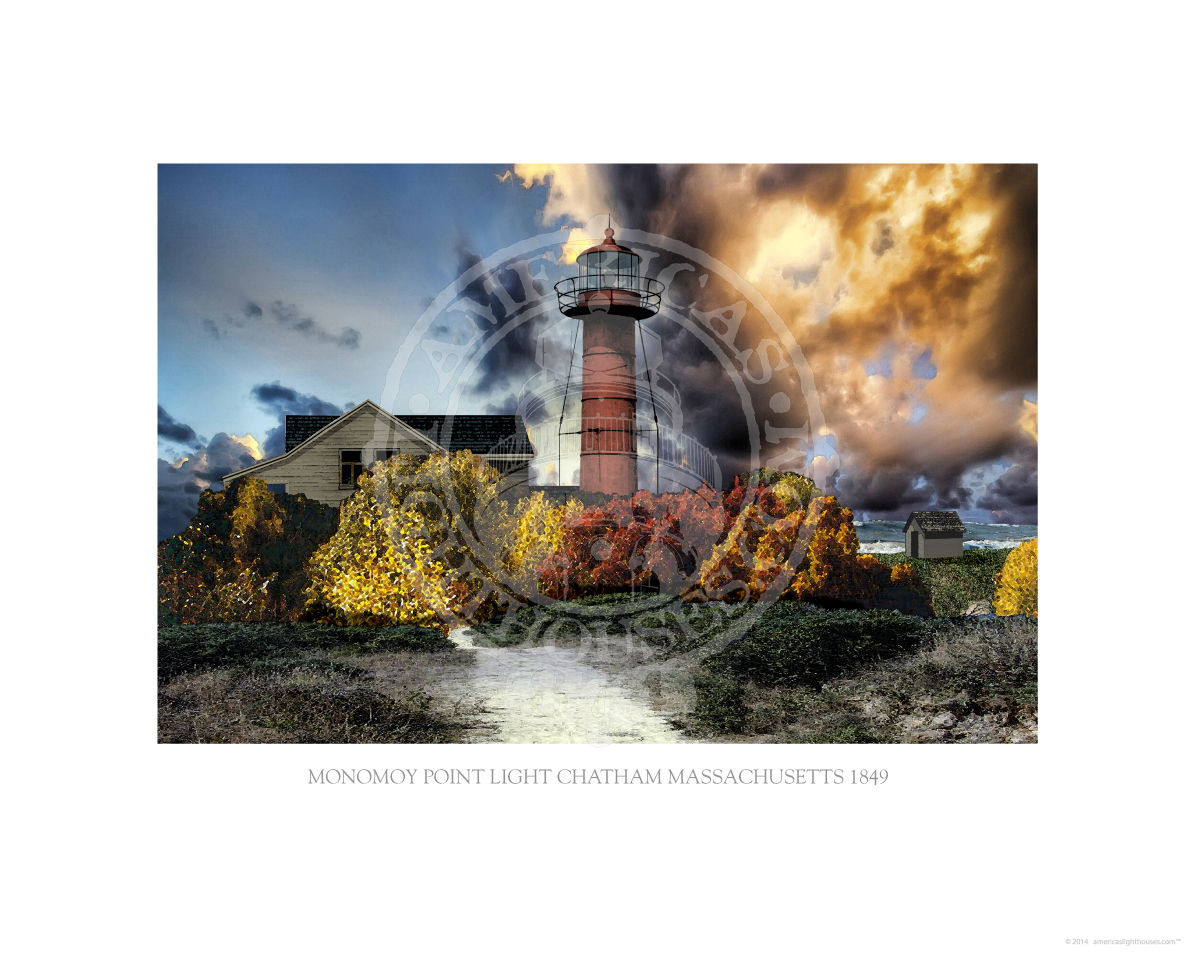 Monomoy Light Massachusetts 1849