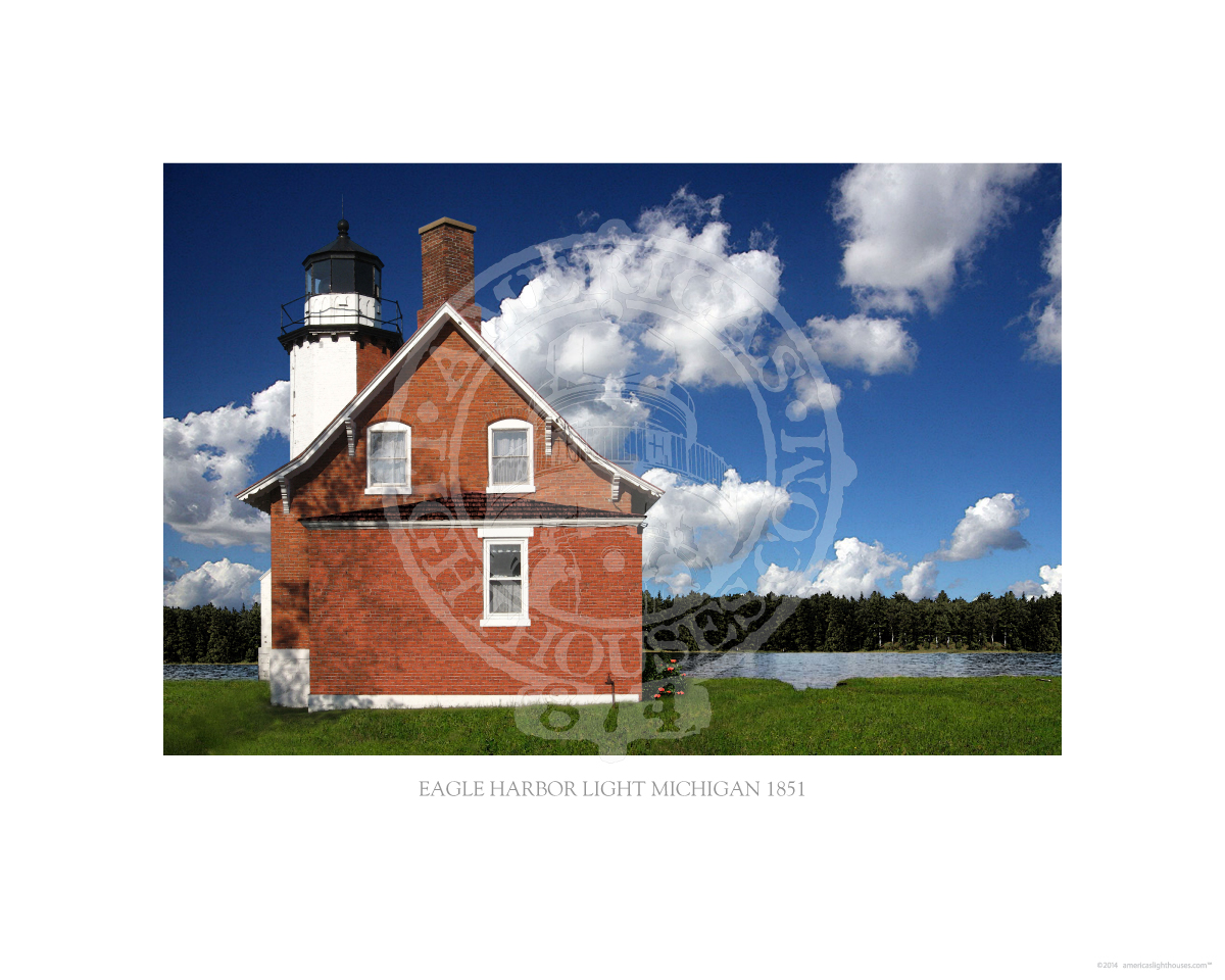 Eagle Harbor Light Michigan 1851