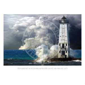 Frankfort North Breakwater Light Michigan 1873