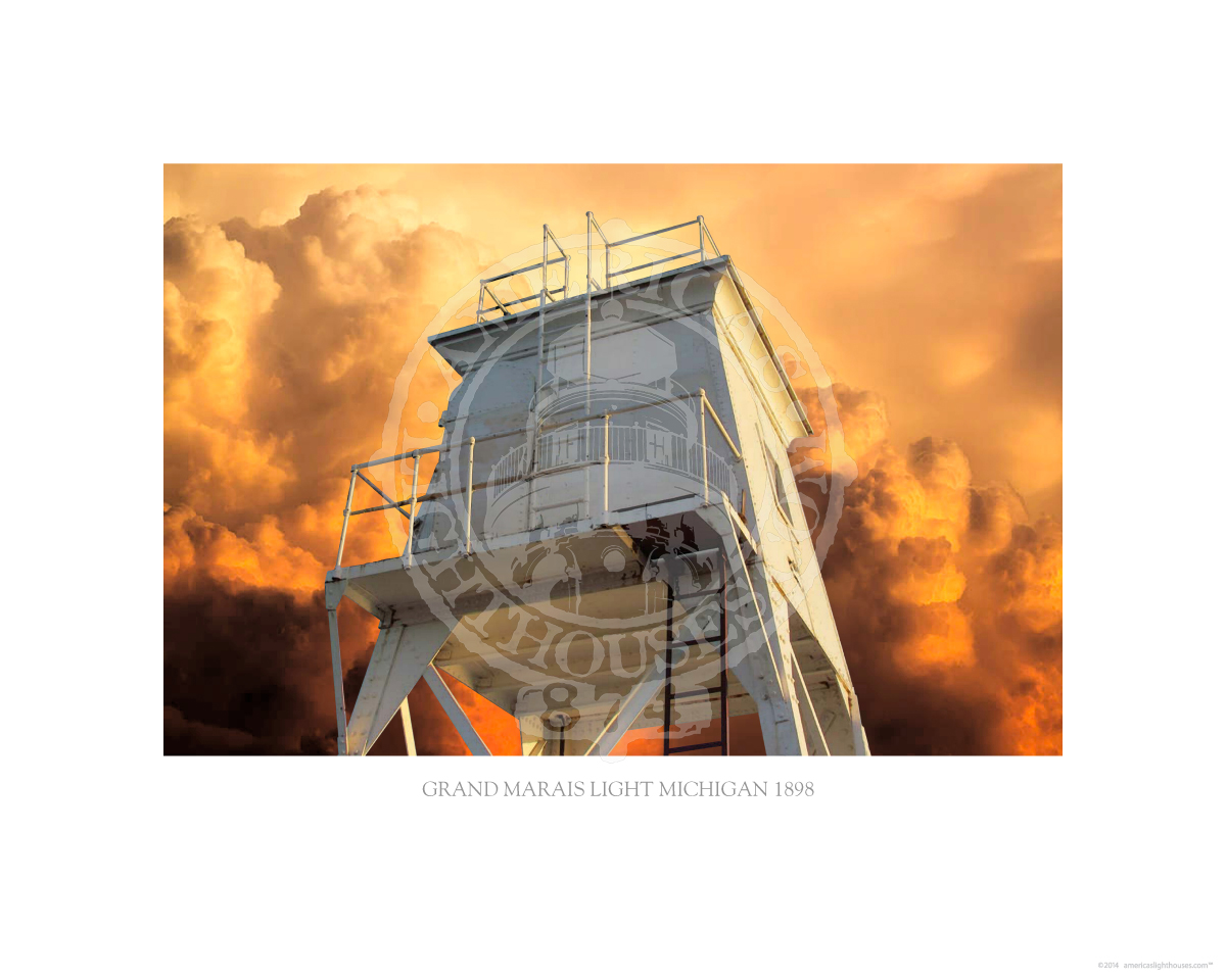Grand Marais Light Michigan 1898