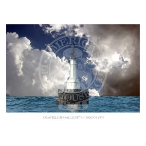 Gravelly Shoal Light Michigan 1939