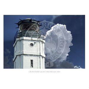 Grays Reef Light Michigan 1891