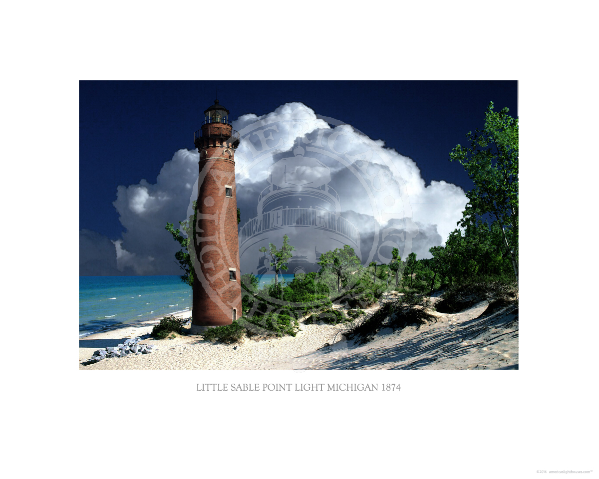 Little Sable Point Light Michigan 1874