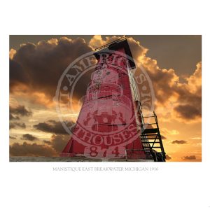 Manistique East Breakwater Michigan 1916
