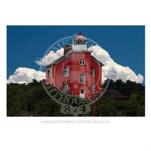 Marquette Harbor Light Michigan 1853