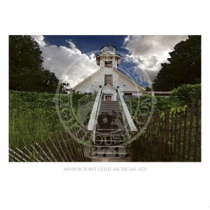 Mission Point Light Michigan 1870
