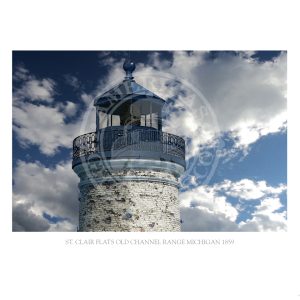 St Clair Flats Old Channel Range Michigan 1859