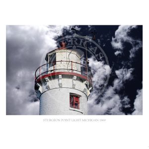 Sturgeon Point Light Michigan 1869