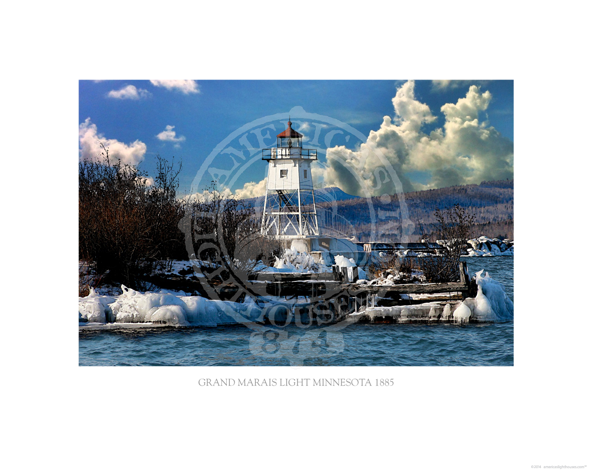 Grand Marais Light Minnesota 1885