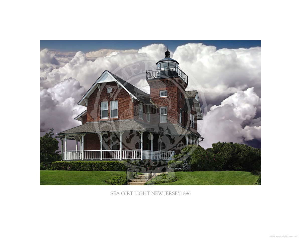 Sea Girt Light New Jersey 1896