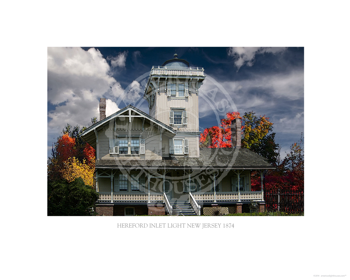 Hereford Inlet Light New Jersey 1874