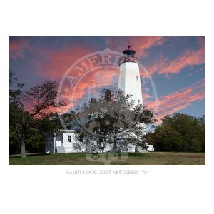 Sandy Hook Light New Jersey 1764