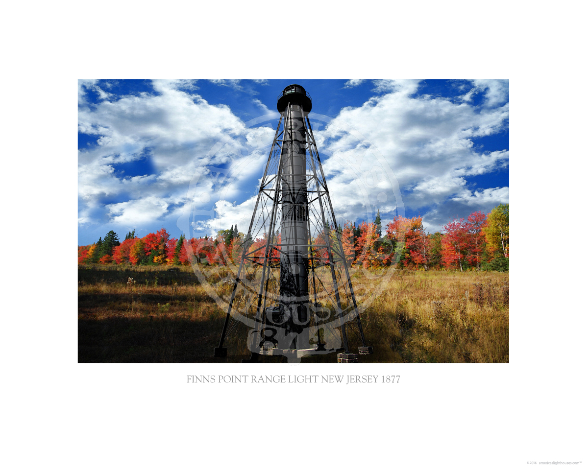 Finns Point Range Light New Jersey 1877