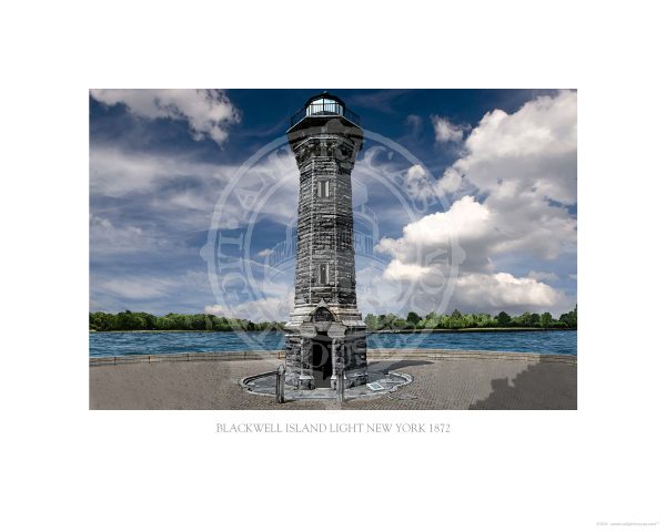 Blackwell Island Light New York 1872