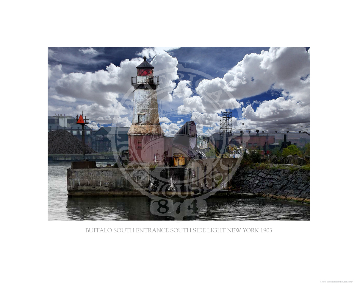 Buffalo South Entrance South Side Light New York 1903