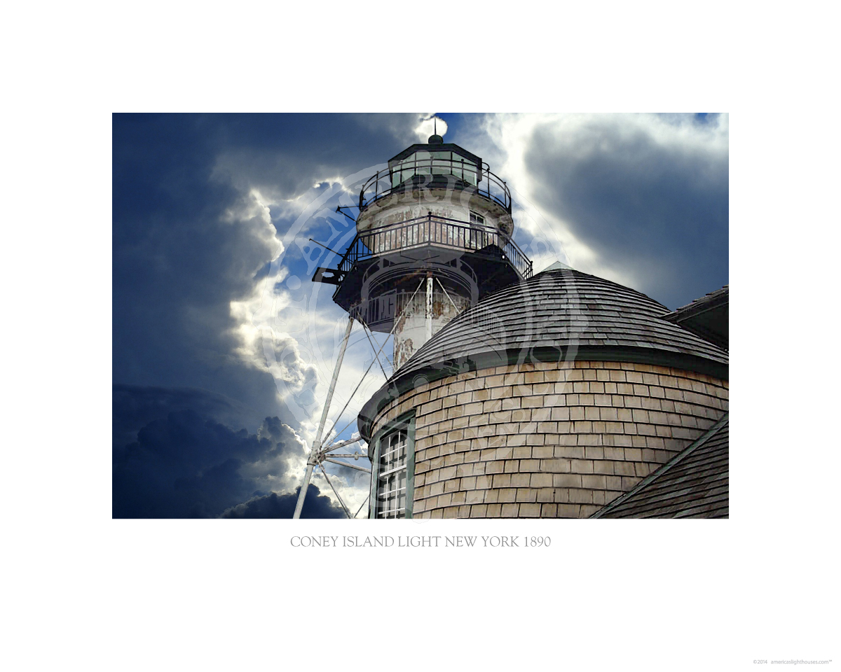 Coney Island Light New York 1890
