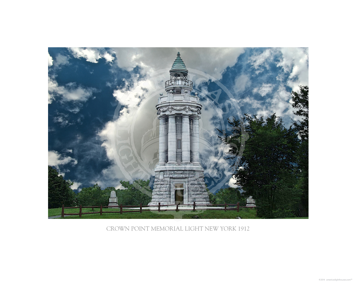 Crown Point Memorial Light New York 1912