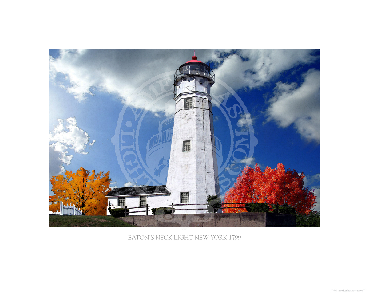 Eatons Neck Light New York 1799