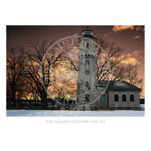 Fort Niagara Light New York 1871